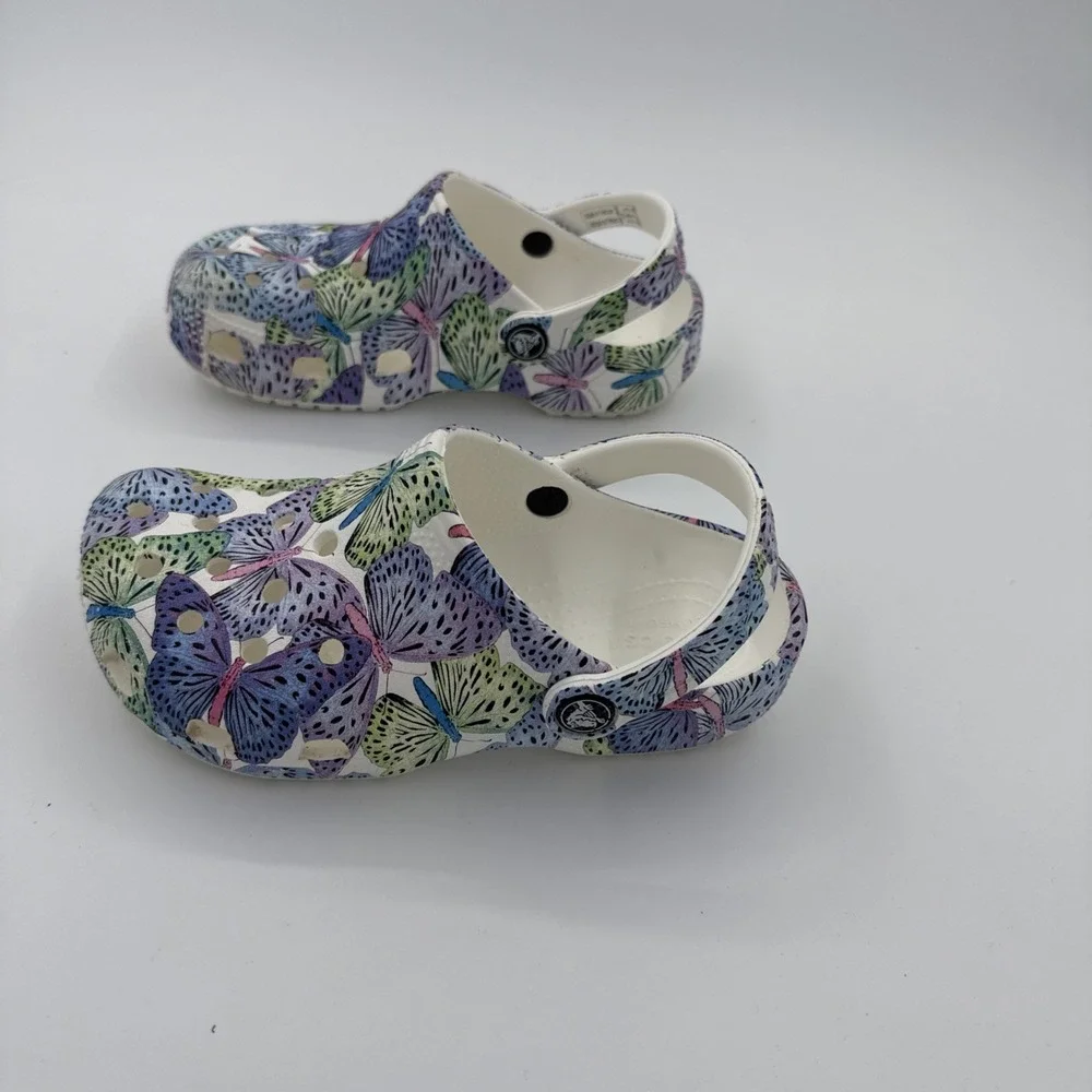 Croc Kids Classic Butterfly Crocs Size 13C